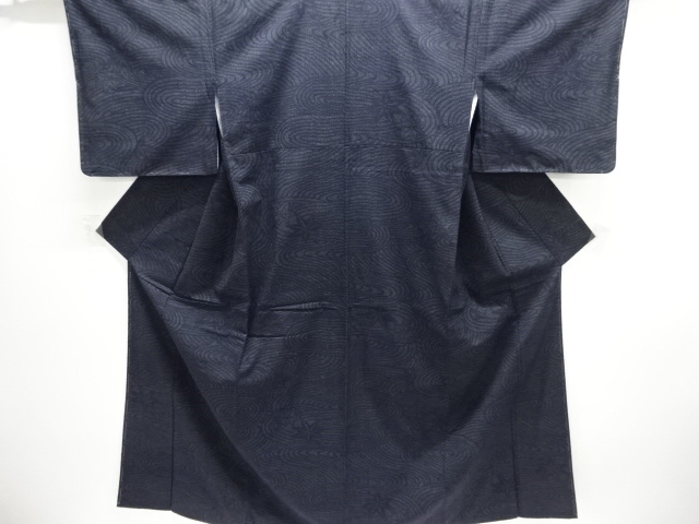 JAPANESE KIMONO / MAWATA YUKI TSUMUGI / WOVEN TATSUTAGAWA PATTERN